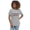 Confidence and Lipstick Women's Relaxed Tshirt